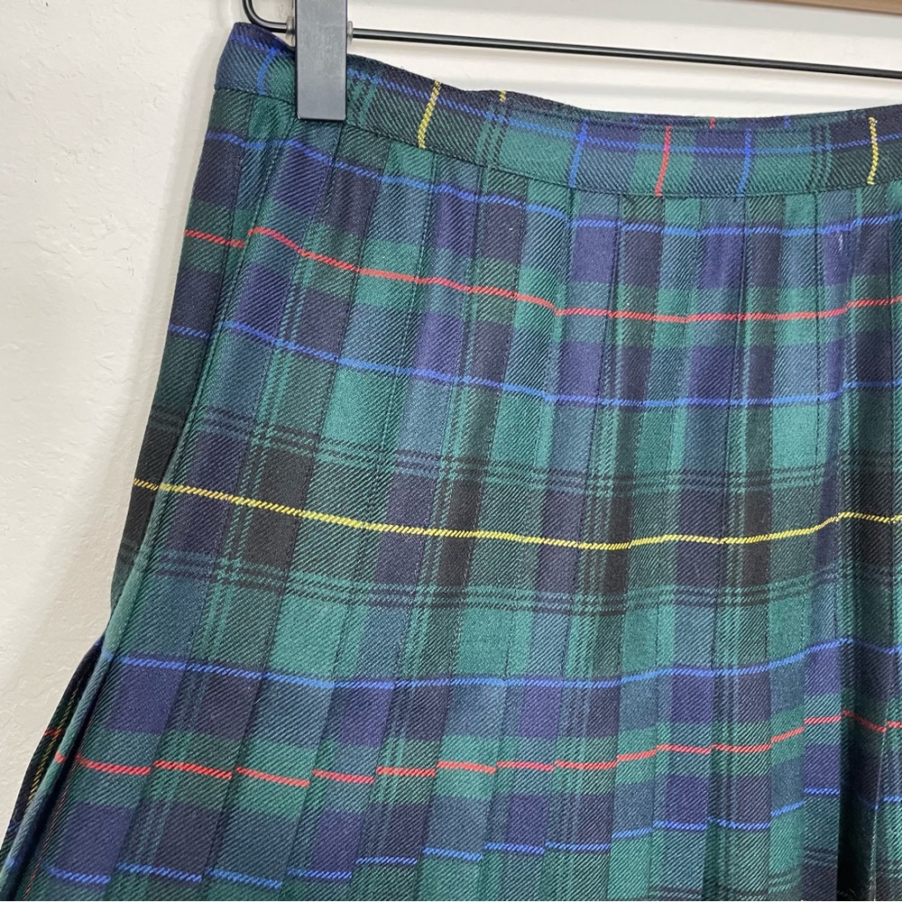 ALJean Plaid Midi Pleated Skirt - Picture 16 of 16